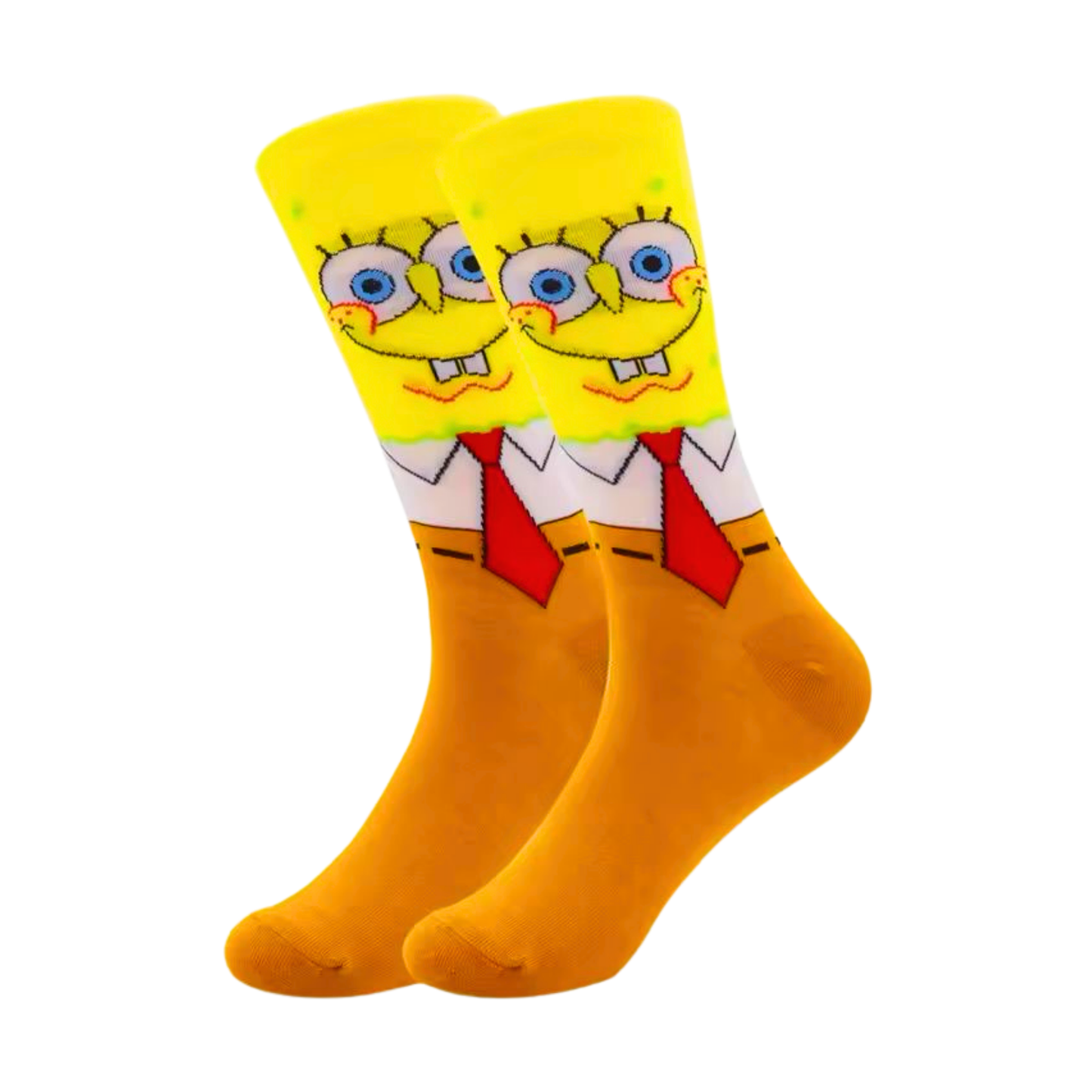 MEDIA MEDIANA AMARILLA Y NARANJA BOB ESPONJA