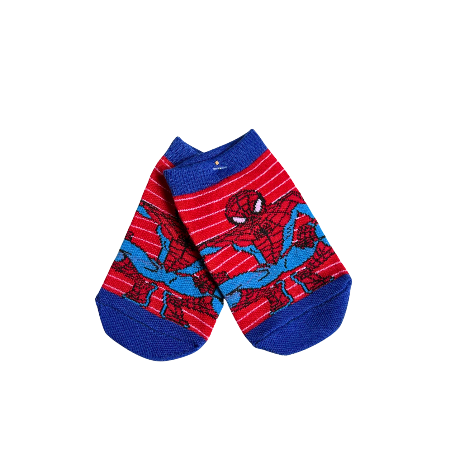 MEDIA ANIMADA INFANTIL CORTA AZUL HOMBRE ARAÑA