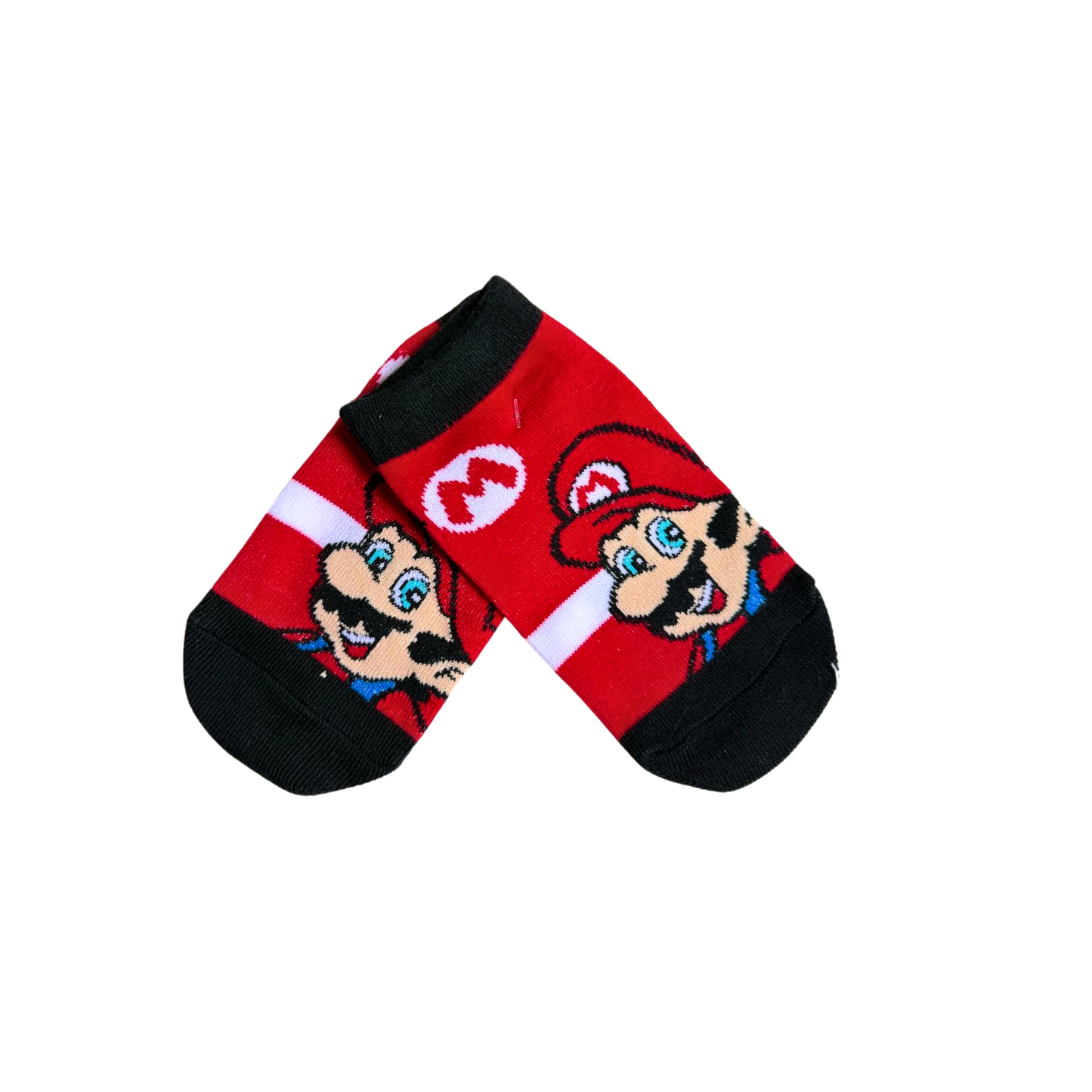 MEDIA ANIMADA INFANTIL CORTA NEGRA MARIO BROSS