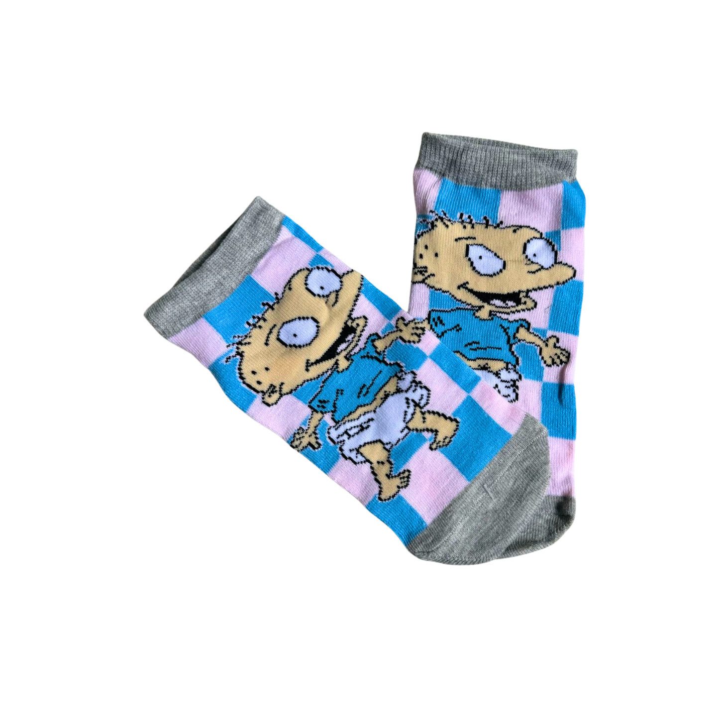 MEDIA TOBILLERA GRIS CARLITOS