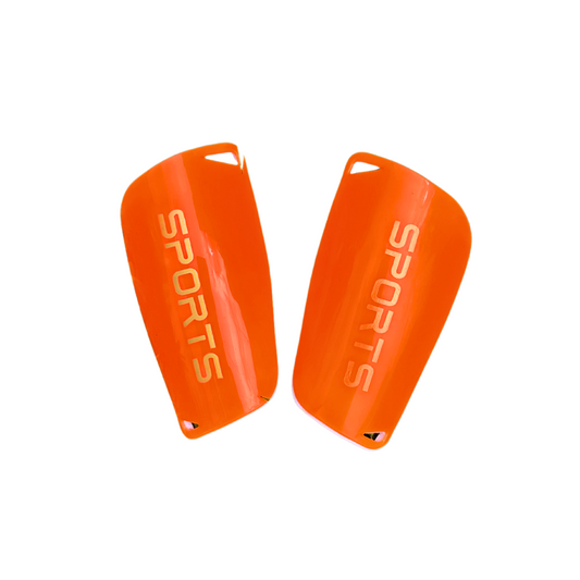 ESPINILLERA DEPORTIVA DE FUTBOL SPORTS NARANJA