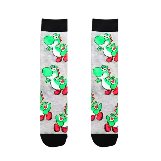 MEDIA MEDIANA GRIS YOSHI MARIO BROSS