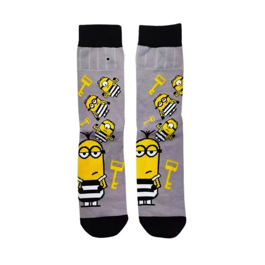 MEDIA MEDIANA GRIS MINIONS