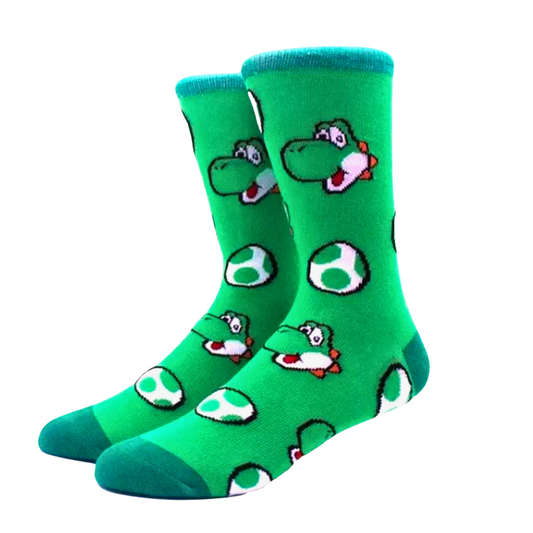 MEDIA MEDIANA VERDE YOSHI MARIO BROSS