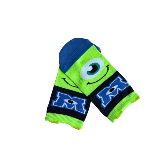 MEDIA ANIMADA INFANTIL CORTA VERDE MIKE