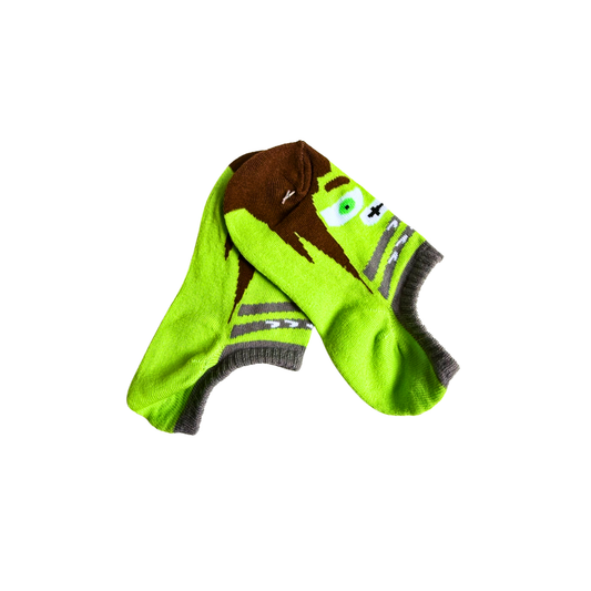 MEDIA ANIMADA INFANTIL CORTA VERDE TROLLS