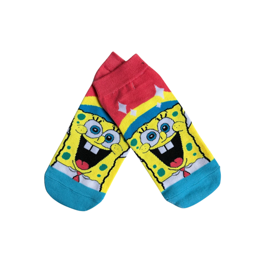 MEDIA TOBILLERA ROSA BOB ESPONJA